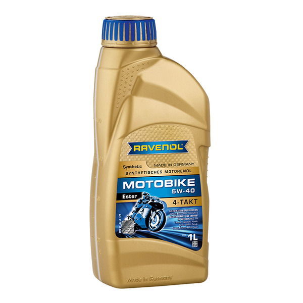 Моторное масло RAVENOL Motobike 4-T Ester SAE 5W-40 (1л) new 4014835730717