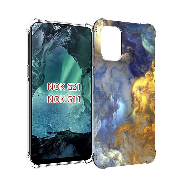 

Чехол Mypads Мраморное Небо Для Nokia G11/G21, Прозрачный, Tocco