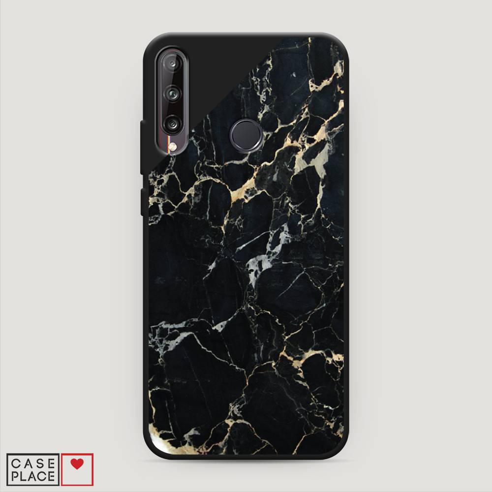 

Чехол Awog на Huawei Y7p "Черный мрамор уголок", Черный;золотистый, 6103352-1