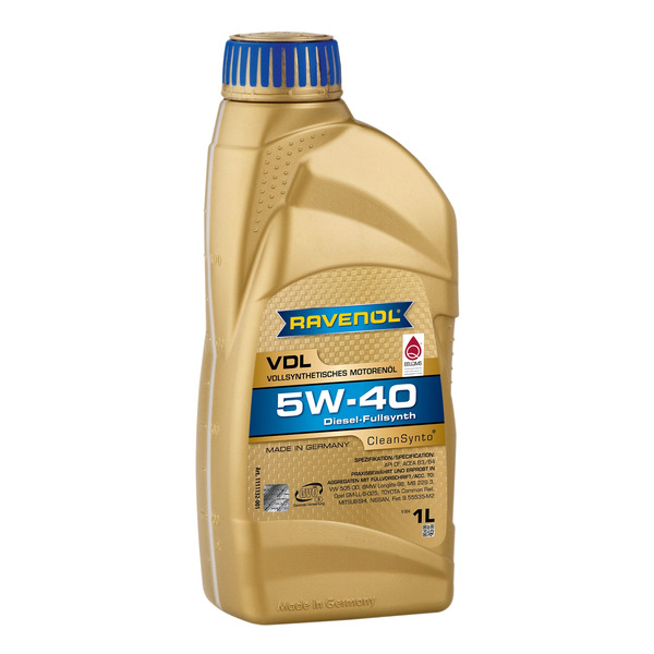 Моторное масло Ravenol VDL SAE 5W40 new 1л