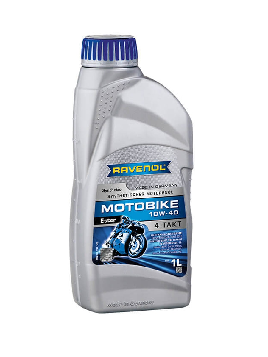 фото Моторное масло ravenol motobike 4-t ester 10w-40 1л