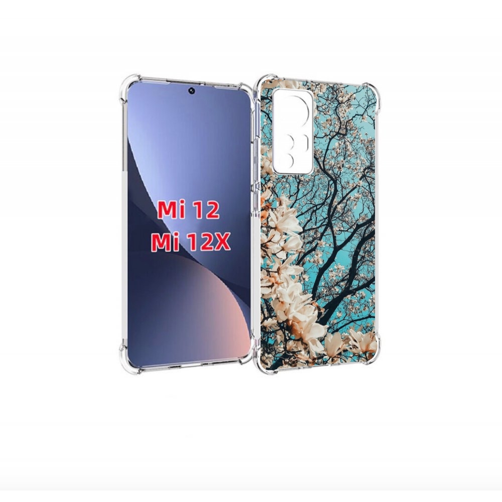 

Чехол бампер MyPads дерево-с-цветочками для Xiaomi 12., Прозрачный, Tocco