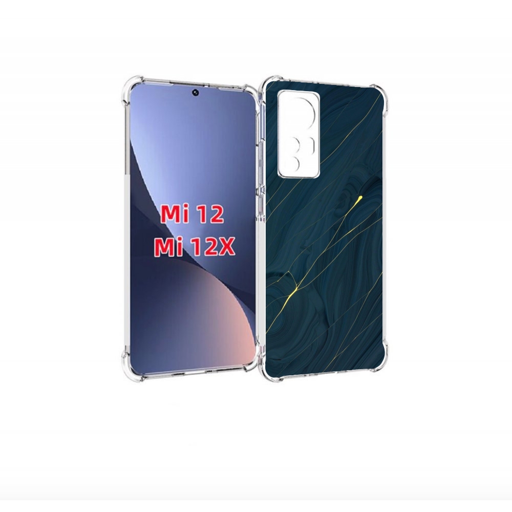 

Чехол бампер MyPads дерево с золотыми трещинами для Xiaomi 12., Прозрачный, Tocco