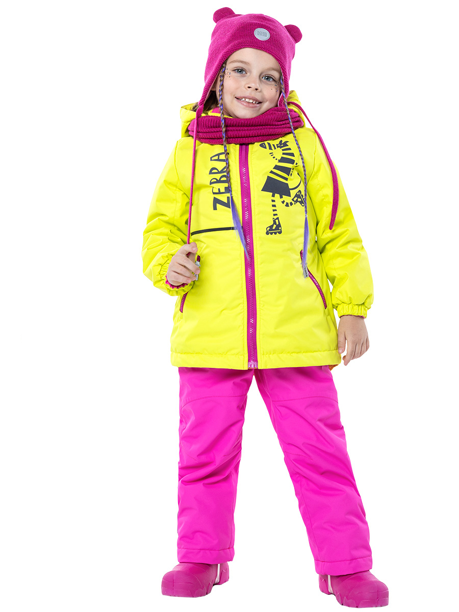 Комплект верхней одежды детский NIKASTYLE 7м1223, желтый, 116