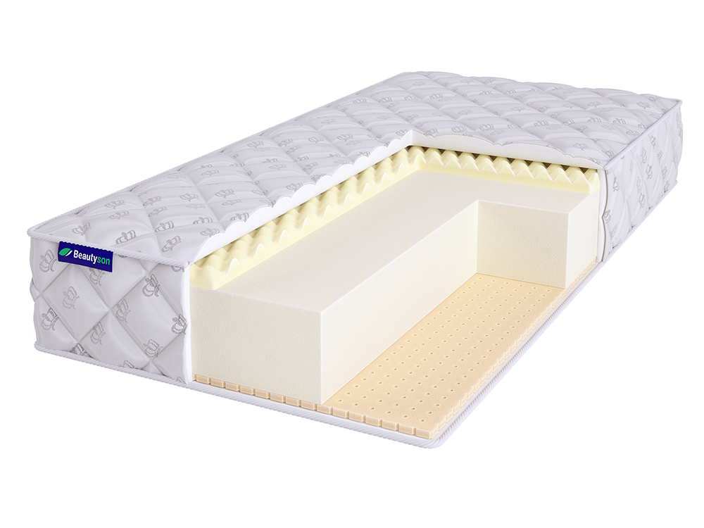 

Матрас Beautyson Roll Foam 14 Massage Latex без клея 75x160x19, Белый, Roll Foam 14 Massage Latex