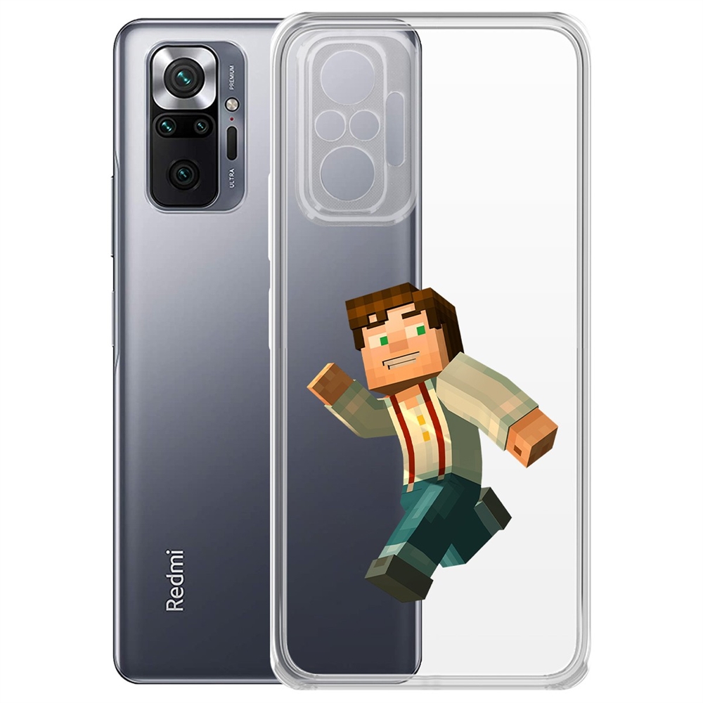 Чехол-накладка Krutoff Джесси для Xiaomi Redmi Note 10 Pro