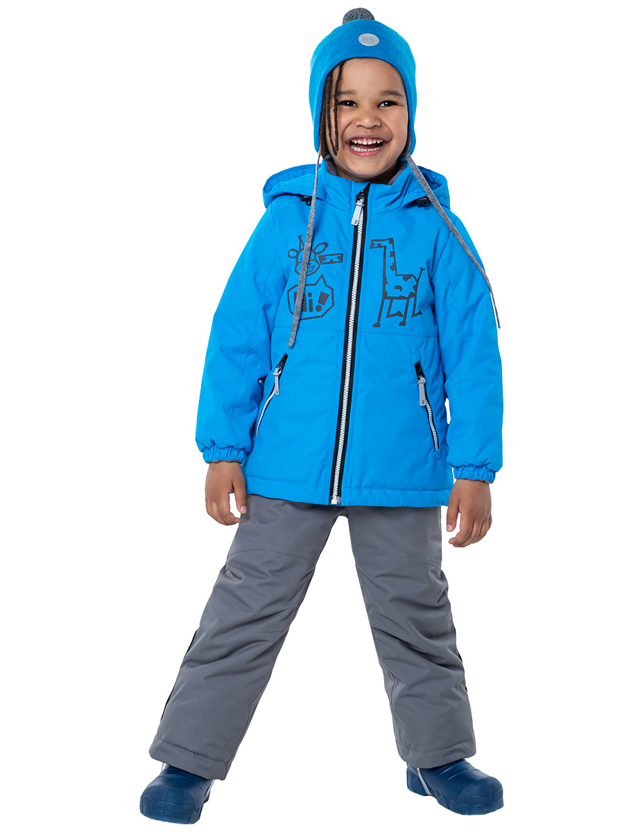 Комплект верхней одежды детский NIKASTYLE 7м1123, голубой, 98