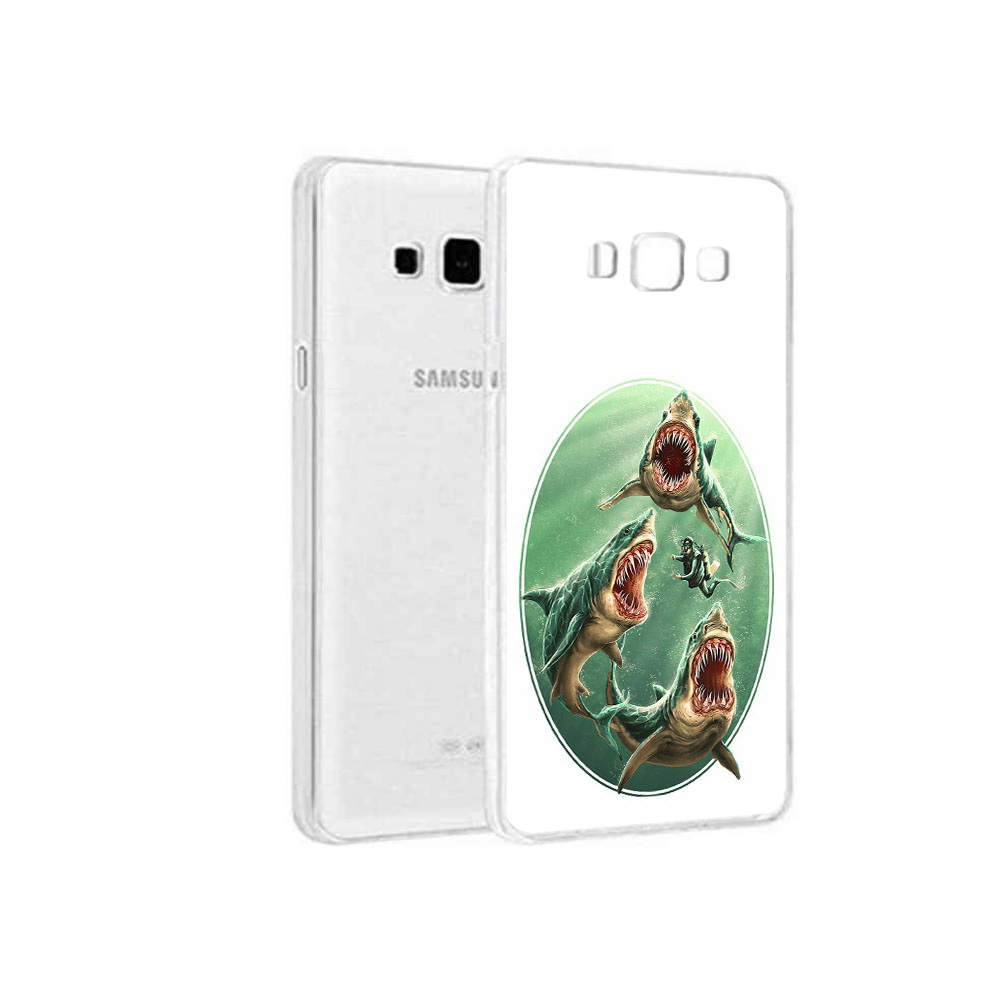 

Чехол MyPads Tocco для Samsung Galaxy A8 синяя бездна, Прозрачный, Tocco