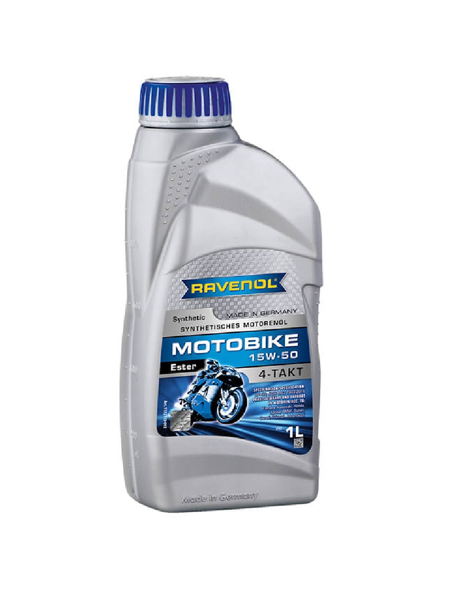 Моторное масло Ravenol Motobike 4-T Ester 15W-50 1л