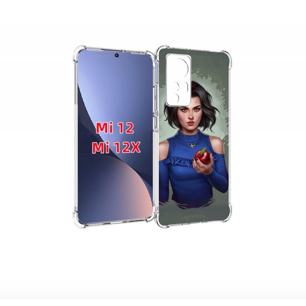 

Чехол бампер MyPads девушка-с-яблоком женский для Xiaomi 12., Прозрачный, Tocco