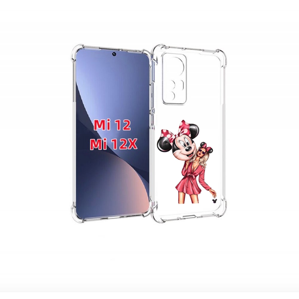 

Чехол бампер MyPads девушка-с-шариком женский для Xiaomi 12., Прозрачный, Tocco
