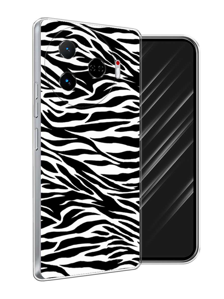 

Чехол Awog на Tecno Camon 30 Pro 5G "Принт зебра", Белый;серый;черный, 305150-1