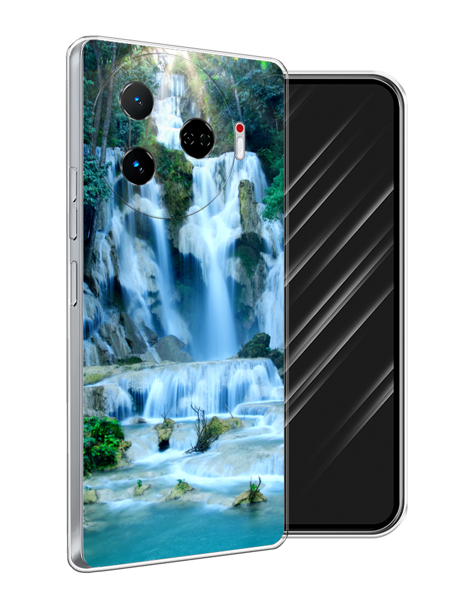 

Чехол Awog на Tecno Camon 30 Pro 5G "Водопад 8", Голубой;зеленый, 305150-1