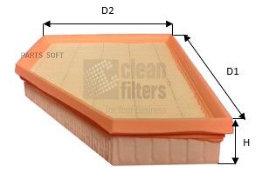 

Фильтр возд. CLEAN FILTER MA3495