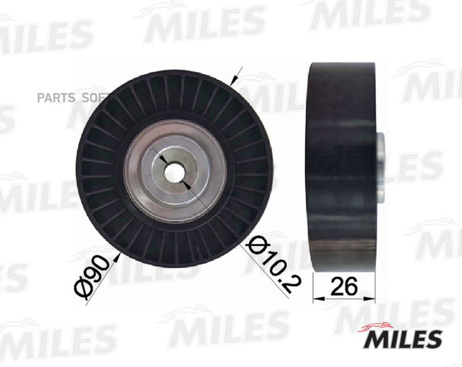 

MILES Ролик ремня приводного VW CRAFTER 2.5D 06- INA 532053510 AG03095 1шт