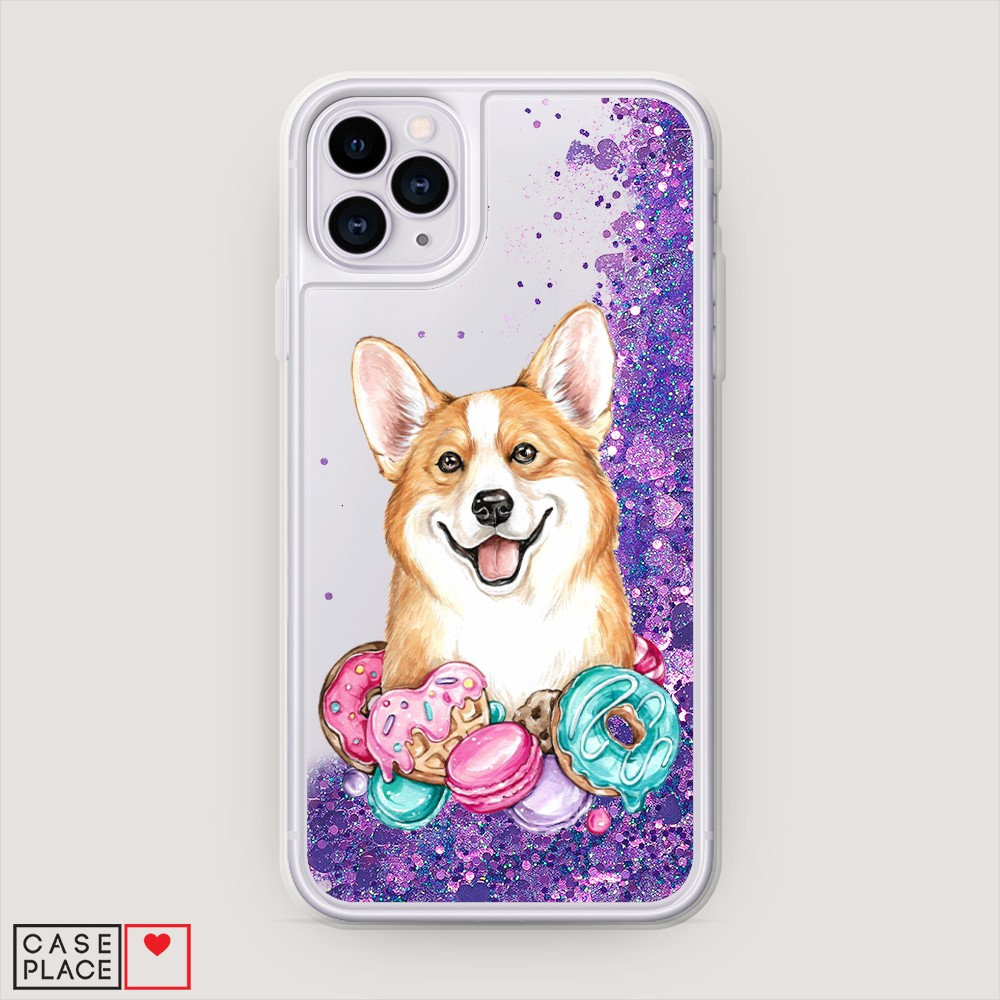 

Чехол Awog на Apple iPhone 11 Pro / Айфон 11 Pro "Корги и сладости", Разноцветный, 12392-1