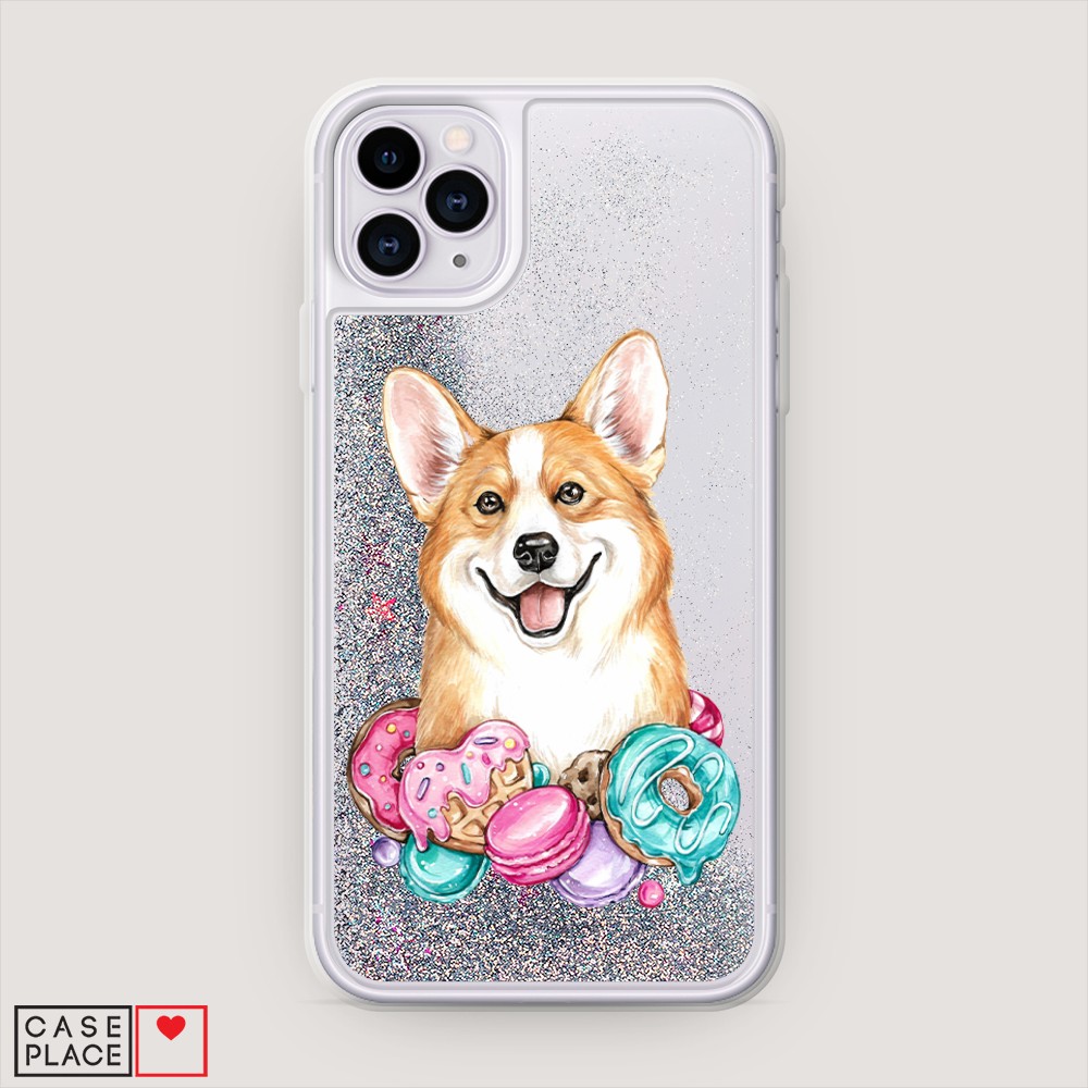

Чехол Awog на Apple iPhone 11 Pro / Айфон 11 Pro "Корги и сладости", Разноцветный, 12391-1