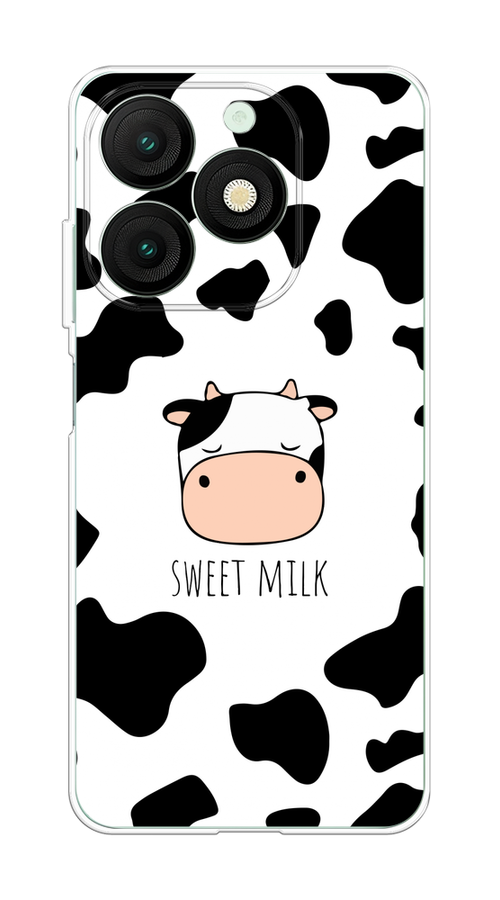 

Чехол на Itel A50 "Sweet milk", Розовый;белый;черный, 3202250-1