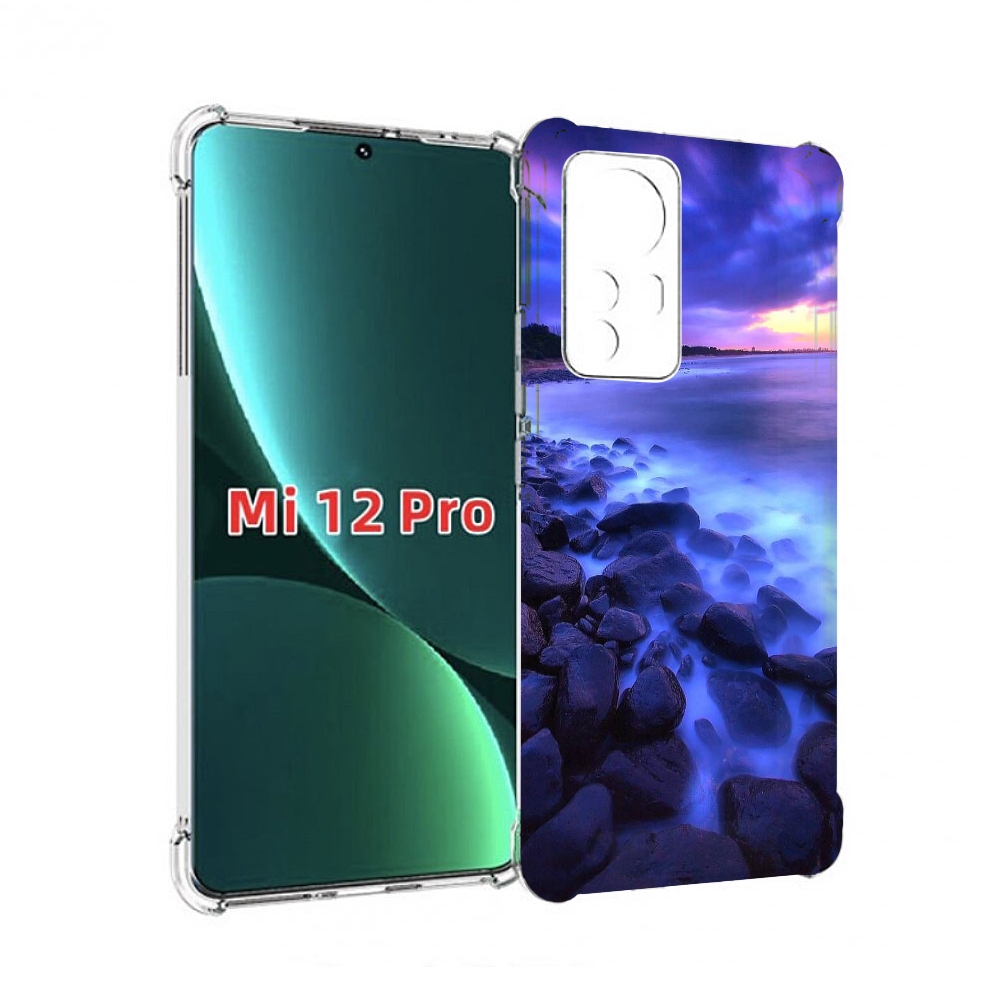 

Чехол MyPads неоновый берег для Xiaomi 12S Pro, Прозрачный, Tocco