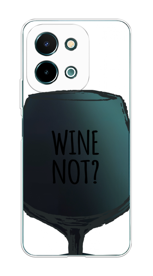 

Чехол на Vivo Y28 4G "Wine not white", Белый, 2611650-1