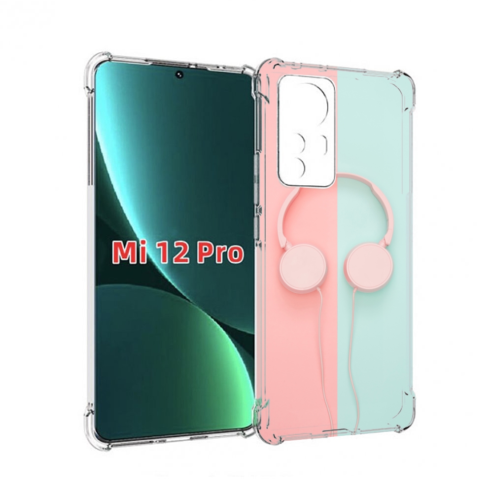 

Чехол MyPads наушники-минимализм для Xiaomi 12S Pro, Прозрачный, Tocco