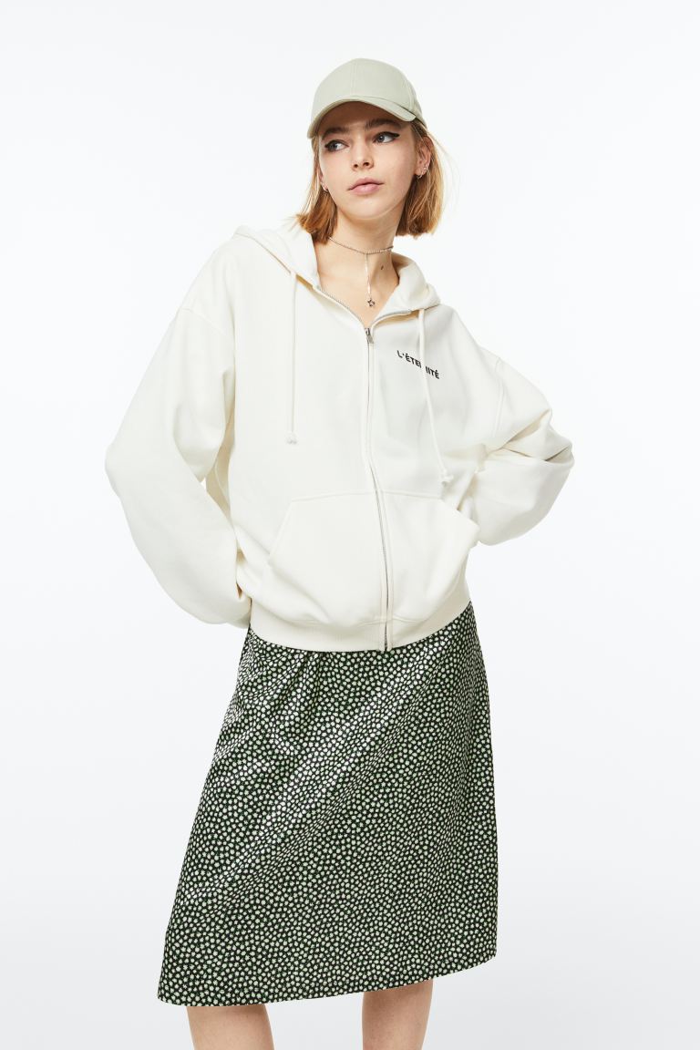 

Толстовка женская H&M 1121733001 белая XL (доставка из-за рубежа), Белый, 1121733001