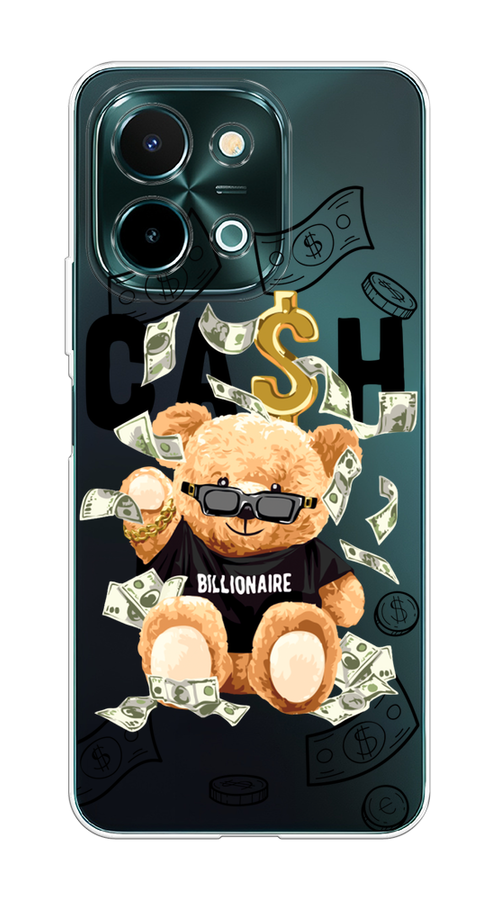 

Чехол на Vivo Y28 4G "Big cash", Черный;серый;бежевый, 2611650-1
