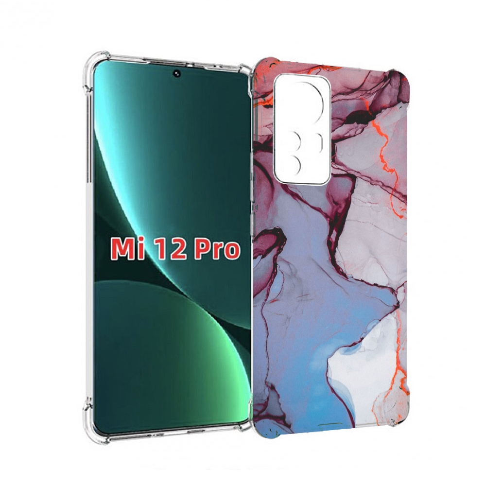 

Чехол MyPads мраморный рисунок для Xiaomi 12S Pro, Прозрачный, Tocco