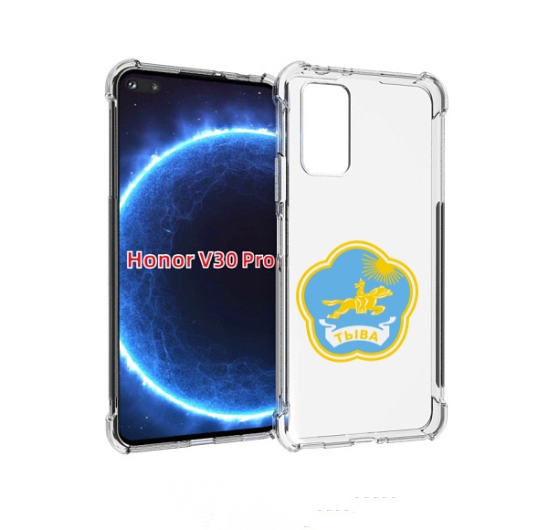 

Чехол бампер MyPads герб-тыва-кызыл для Honor V30 Pro, Прозрачный, Tocco