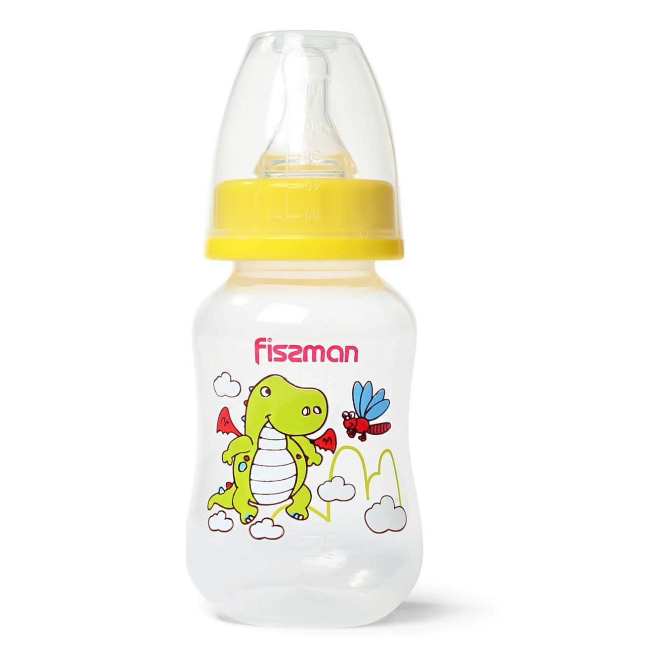 фото Бутылочка для кормления fissman желтая 125 мл