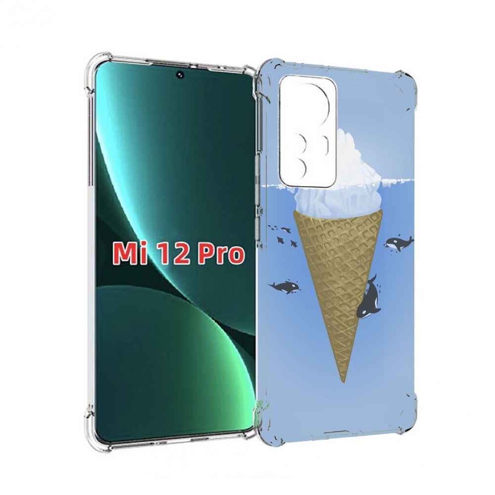 

Чехол MyPads мороженное-у-косаток для Xiaomi 12S Pro, Прозрачный, Tocco