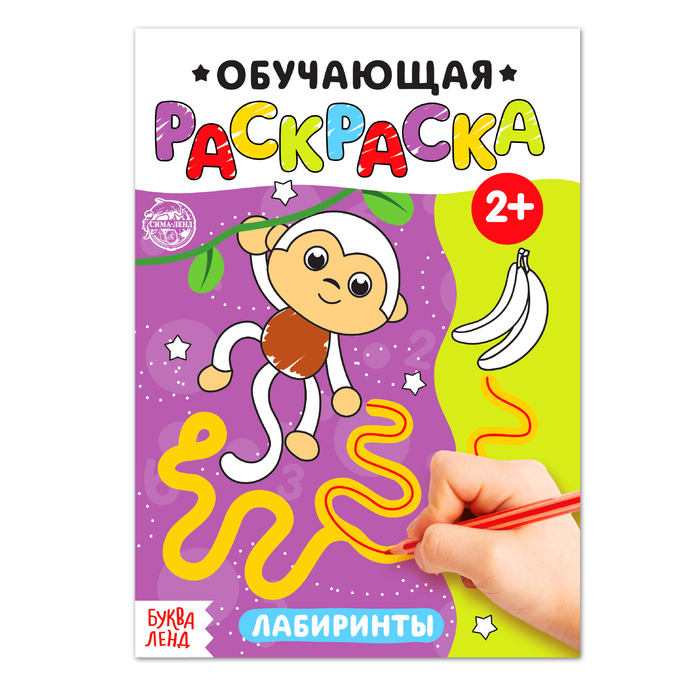 фото Раскраска «лабиринты», 12 стр. буква-ленд