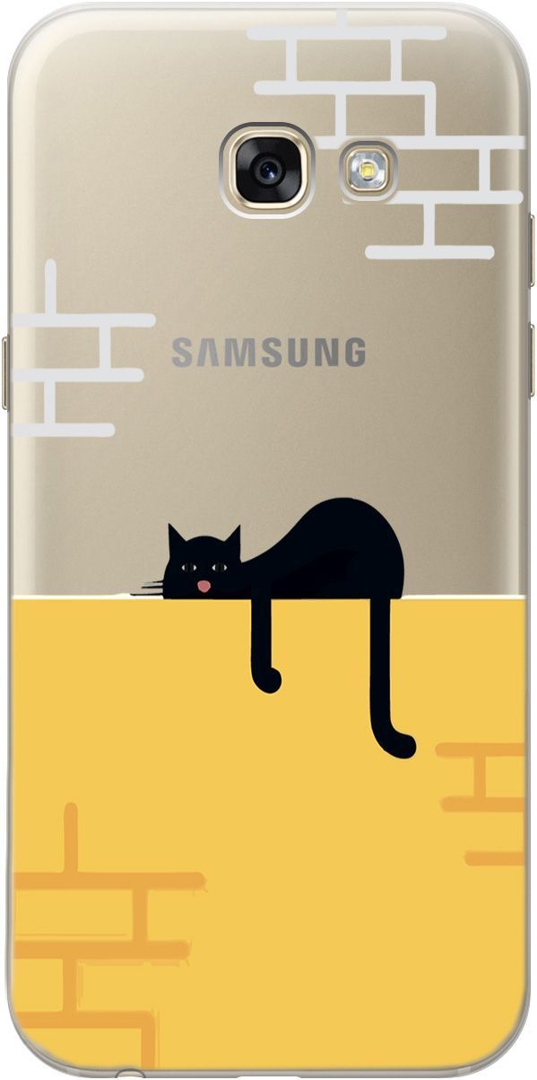 

Чехол на Samsung Galaxy A5 (2017) с принтом "Lazy Cat" прозрачный, Прозрачный;желтый, 5381