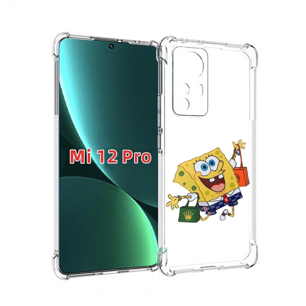 

Чехол MyPads модный-спанч-боб для Xiaomi 12S Pro, Прозрачный, Tocco