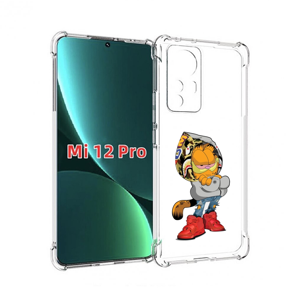 

Чехол MyPads модный-котяра детский для Xiaomi 12S Pro, Прозрачный, Tocco