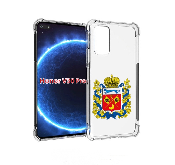 

Чехол бампер MyPads герб-оренбургская-область для Honor V, Прозрачный, Tocco