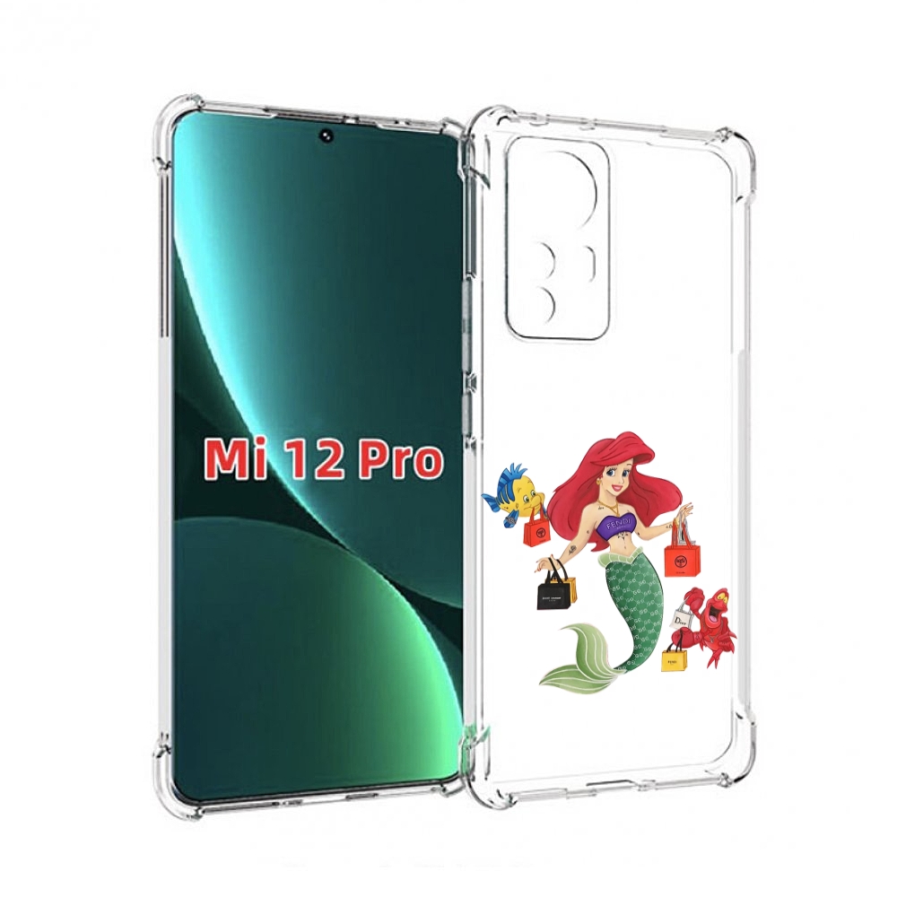 

Чехол MyPads модная-русалка женский для Xiaomi 12S Pro, Прозрачный, Tocco