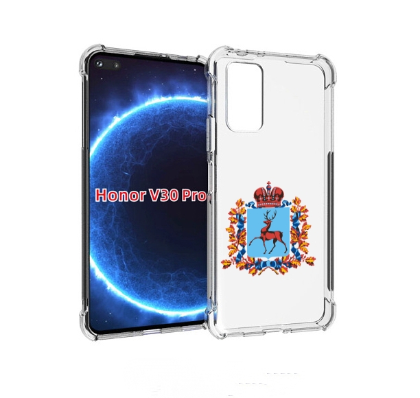 

Чехол бампер MyPads герб-нижегородская-область для Honor, Прозрачный, Tocco