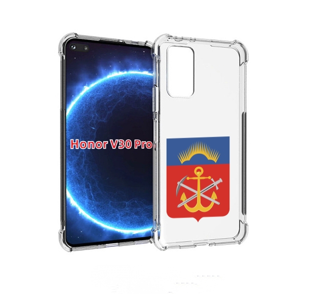

Чехол бампер MyPads герб-мурманская-область для Honor V30, Прозрачный, Tocco