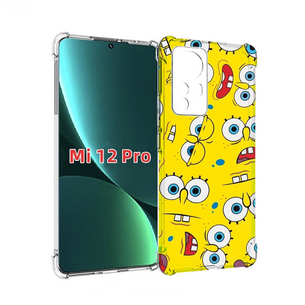 

Чехол MyPads много-спанч-боба для Xiaomi 12S Pro, Прозрачный, Tocco