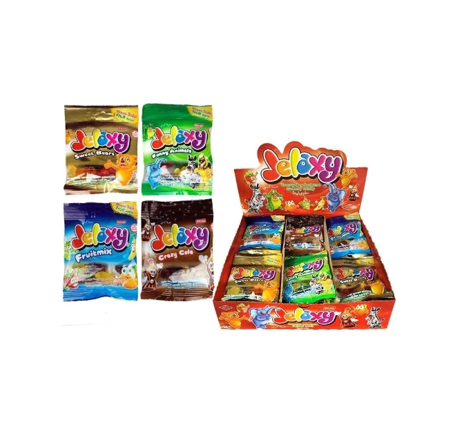 

Мармелад Jelaxy Mix с фруктовым соком 36 шт по 20 гр