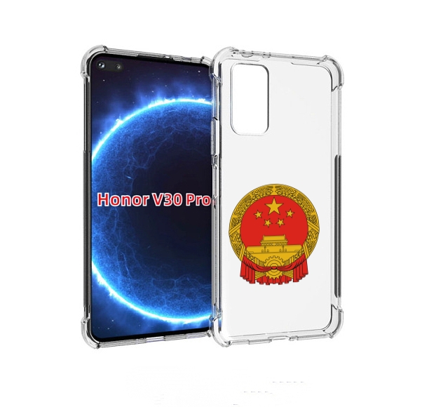 

Чехол бампер MyPads герб-китаи для Honor V30 Pro, Прозрачный, Tocco