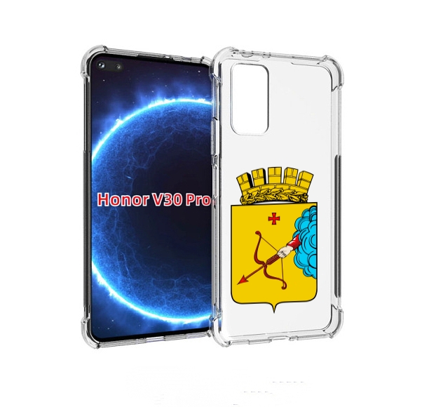 

Чехол бампер MyPads герб-кировская-область для Honor V30, Прозрачный, Tocco