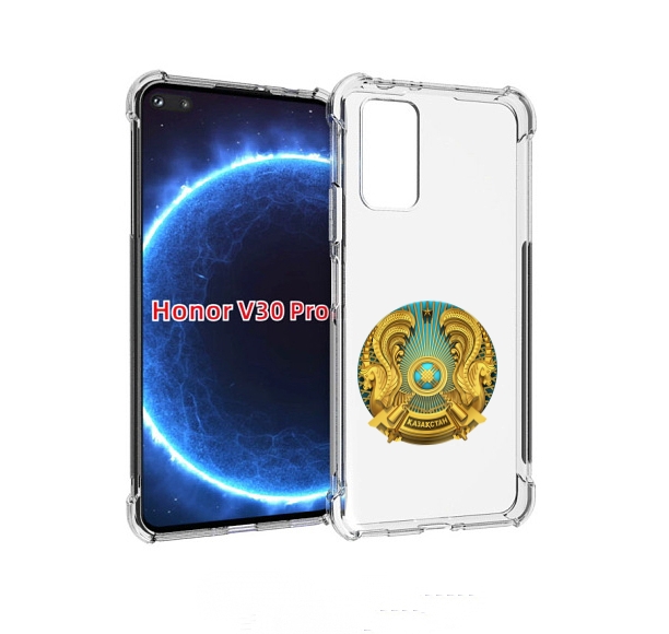 

Чехол бампер MyPads герб-казахстана для Honor V30 Pro, Прозрачный, Tocco
