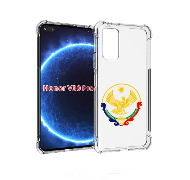 

Чехол бампер MyPads герб-дагестан-махачкала для Honor V30, Прозрачный, Tocco