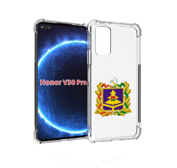 

Чехол бампер MyPads герб-брянскои-области для Honor V30, Прозрачный, Tocco