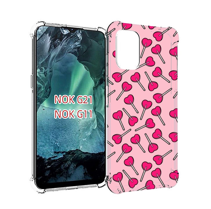 

Чехол Mypads Много Лединцов Для Nokia G11/G21, Прозрачный, Tocco