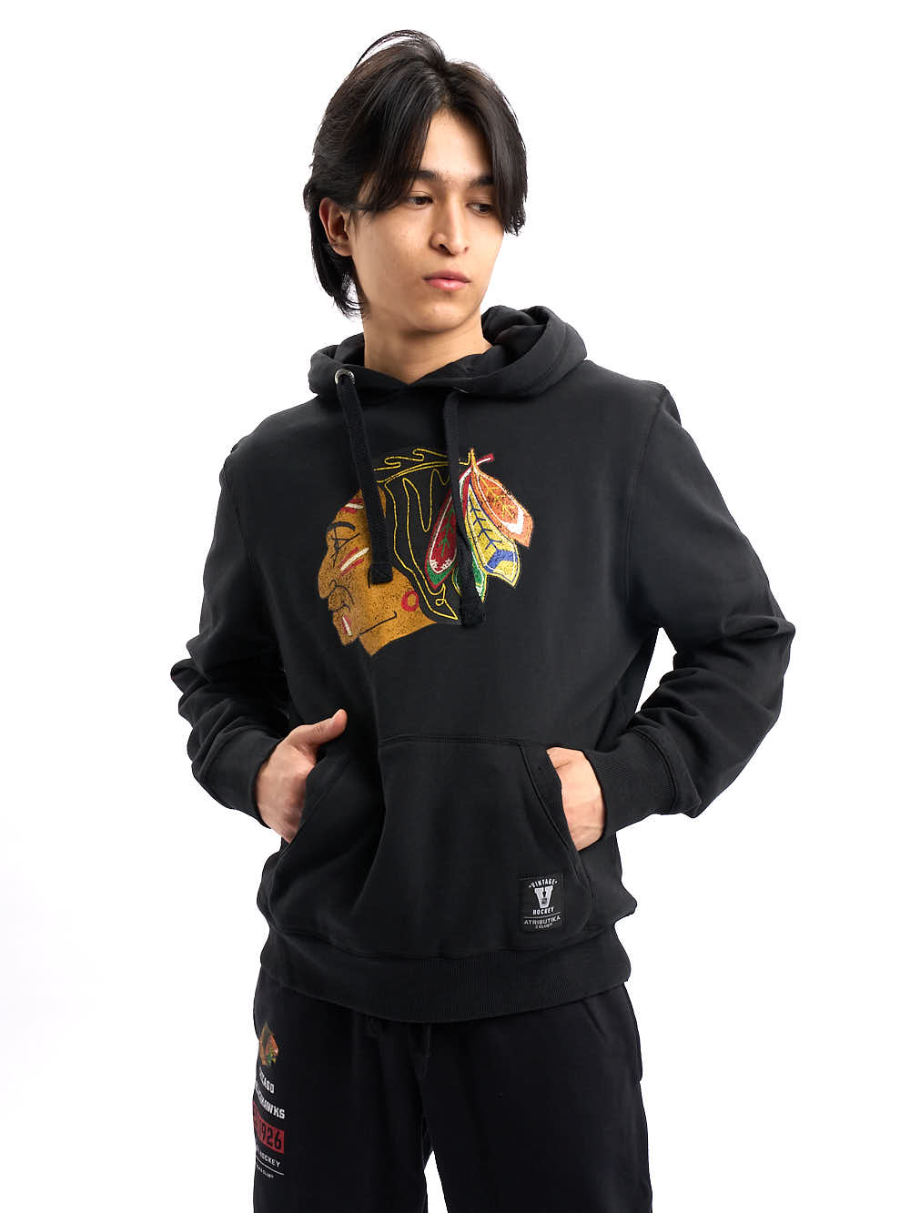 

Худи мужское Atributika&Club Чикаго Блэкхокс 367050 черное 2XL, Черный, Чикаго Блэкхокс 367050