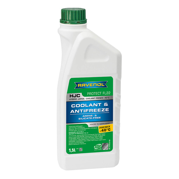 Антифриз RAVENOL 4014835755918 антифриз HJC Hybrid Japanese Coolant Premix -40 (1,5л) (4014835755918)