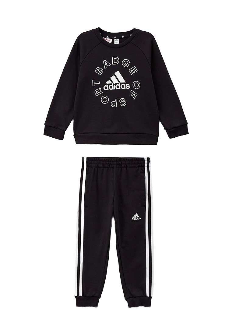 

Костюм спортивный Adidas Lk Logo Jog Set H65797 цв.черный р.110, Lk Logo Jog Set